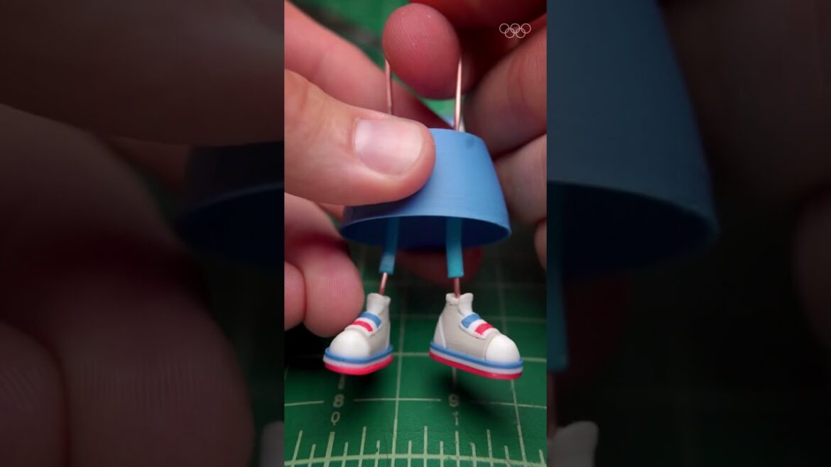 Tie up your laces... We've got a surprise for you. 🙊@3dfiti #Olympics #Paris2024