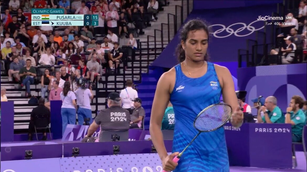 PV Sindhu vs Kristin Kuuba : les temps forts | Jeux olympiques de Paris 2024 | PV Sindhu : les temps forts du badminton aujourd'hui