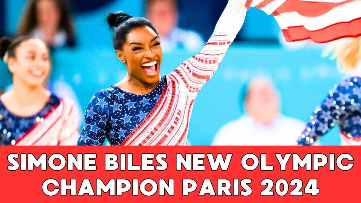 Simone Biles, nouvelle championne olympique de gymnastique féminine aux JO de Paris 2024