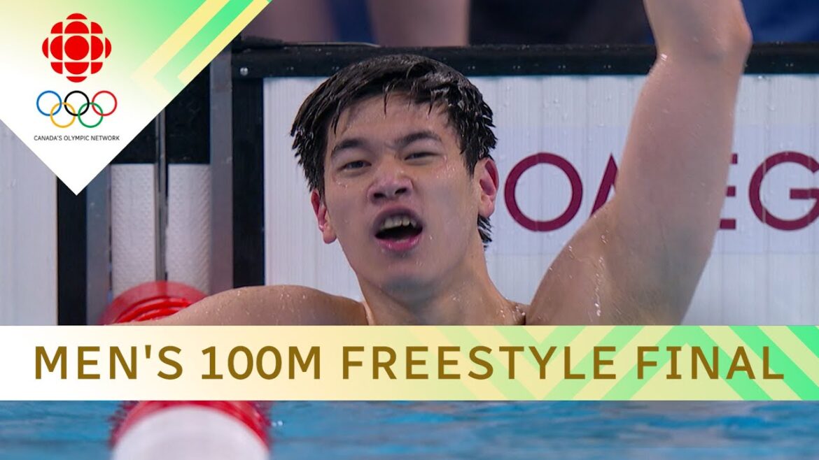 China's Pan Zhanle sets a WORLD RECORD in the men's 100m freestyle final | #paris2024