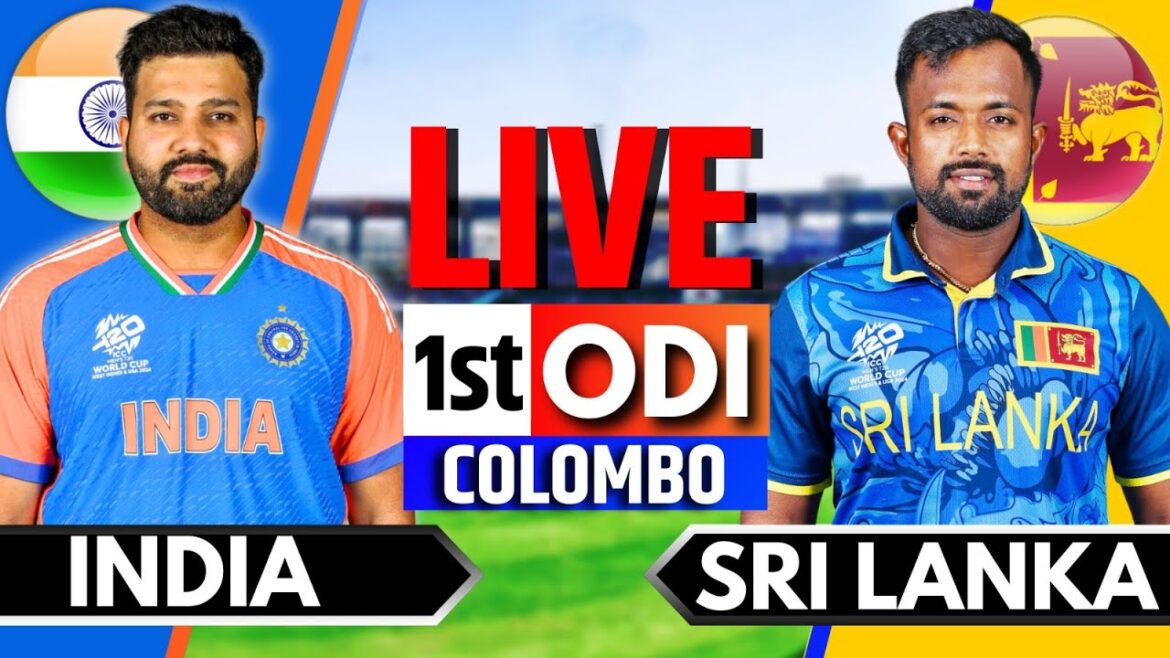 Inde vs Sri Lanka, 1er ODI | Match de cricket en direct aujourd'hui | Match en direct IND vs SL aujourd'hui | IND vs SL ODI