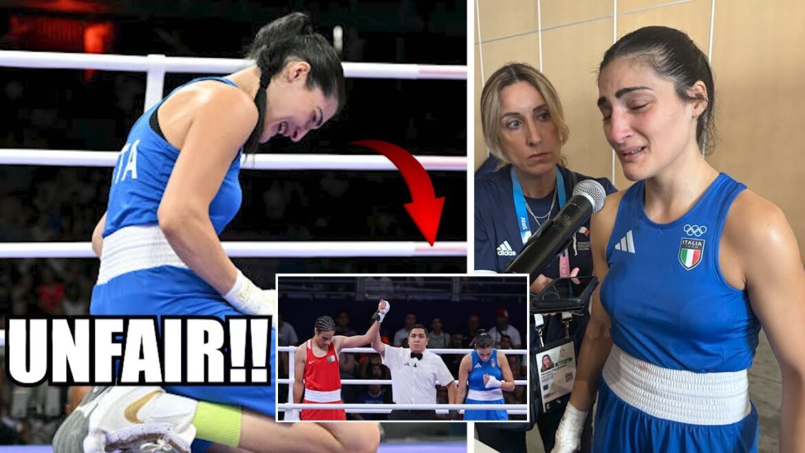 Un boxeur fait abandonner la boxeuse Angela Carini en 46 secondes après de violents coups aux Jeux olympiques de Paris 2024 !