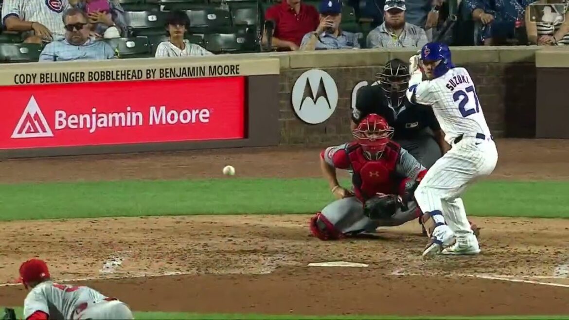 Le long home run en solo de Seiya Suzuki