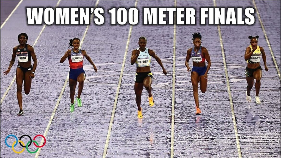 La finale du 100 mètres était FOLLE ! || Sha'Carri Richardson contre Julien Alfred - Jeux Olympiques de Paris 2024