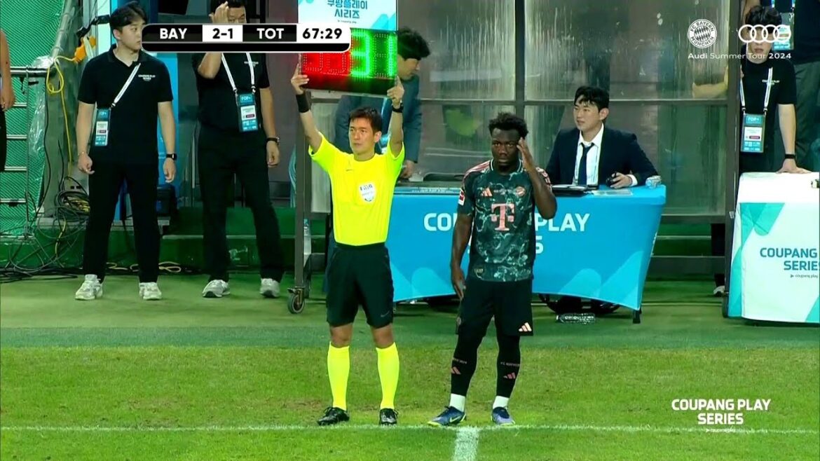 Nestory Irankunda Bayern Munich vs Tottenham (2024/08/03)