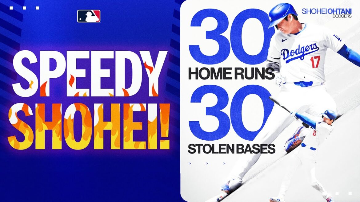 TOUTES les 30 bases volées de Shohei Ohtani jusqu'à présent !