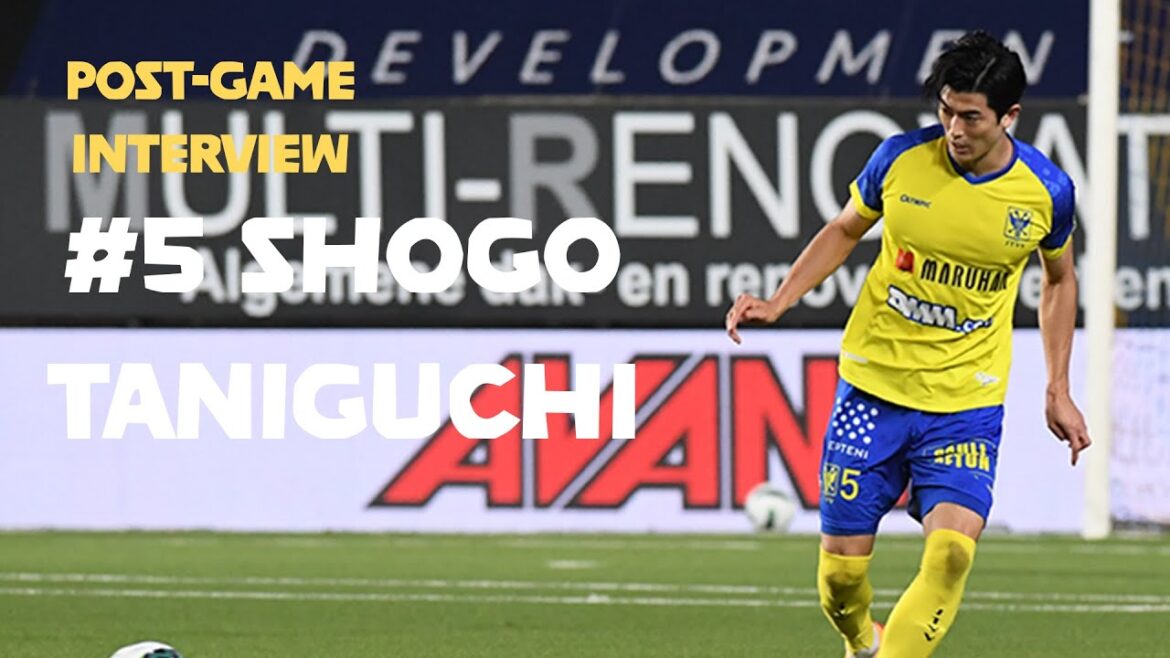 [Saint-Trond]DF Shogo Taniguchi Entretien d'après-match (Deuxième tour contre Charleroi)