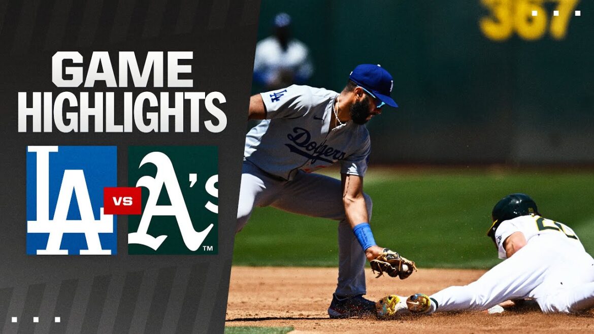 Faits saillants du match Dodgers vs. A's (04/08/24) | Faits saillants de la MLB
