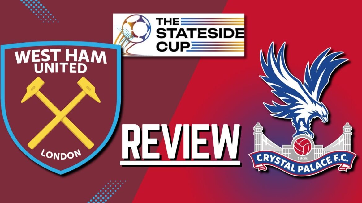 WEST HAM V CRYSTAL PALACE | REVUE DU MATCH | POINTS FORTS DISCUTÉS EN DIRECT ET DE MANIÈRE INTERACTIVE !