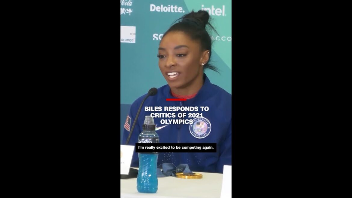 Simone Biles répond aux critiques des Jeux olympiques de 2021