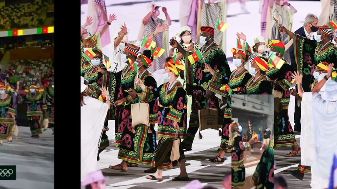 OLYMPIQUES GAMES TOKYO  - CAMEROON ENTRANCE - L'ENTREE DU CAMEROUN .