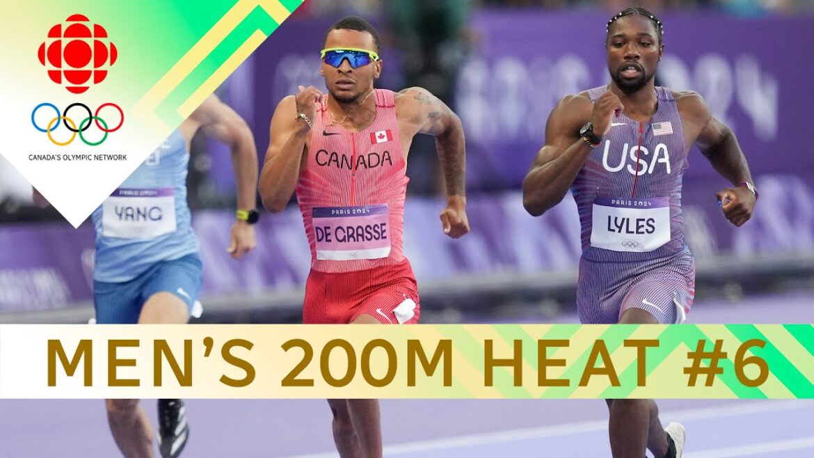 Reigning Olympic champ Andre De Grasse coasts into the 200m semifinals | #paris2024