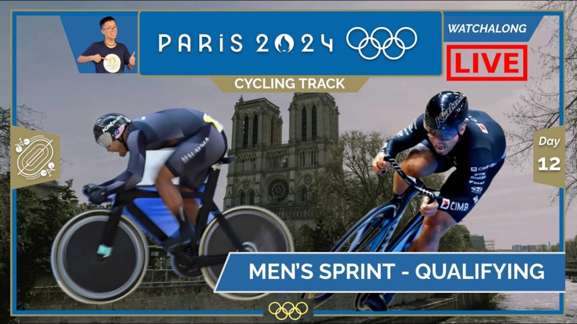 PISTE CYCLISTE - QUALIFICATIONS SPRINT HOMMES 🇲🇾 EN DIRECT ! OLYMPIQUE DE PARIS 2024 JOUR 12 EN DIRECT Darence Chan Watchalong
