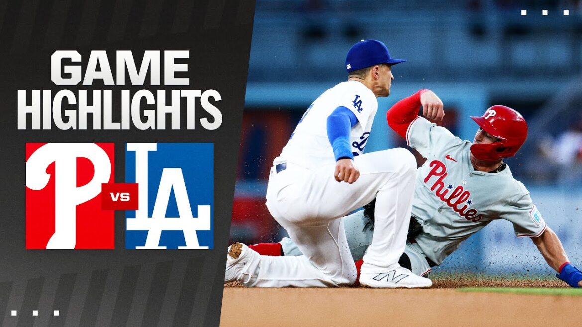 Temps forts du match Phillies vs Dodgers (06/08/24) | Temps forts de la MLB