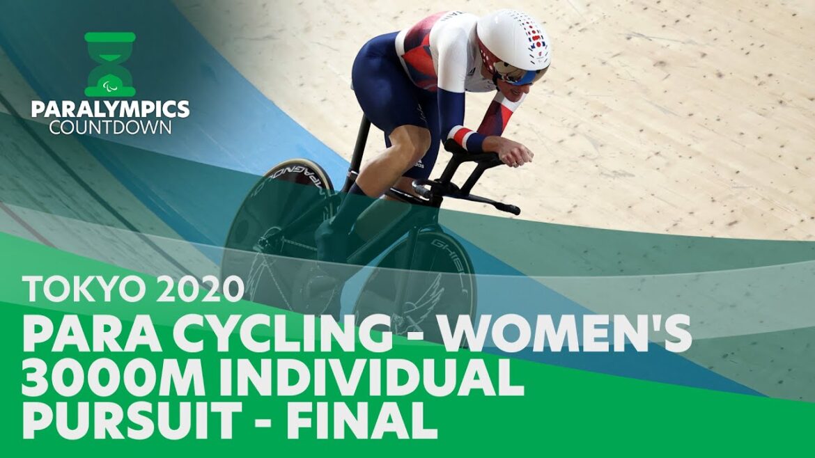 #Compte à rebours des Jeux paralympiques⏳| Tokyo 2020 : Paracyclisme - Poursuite individuelle 3 000 m femmes - Finale