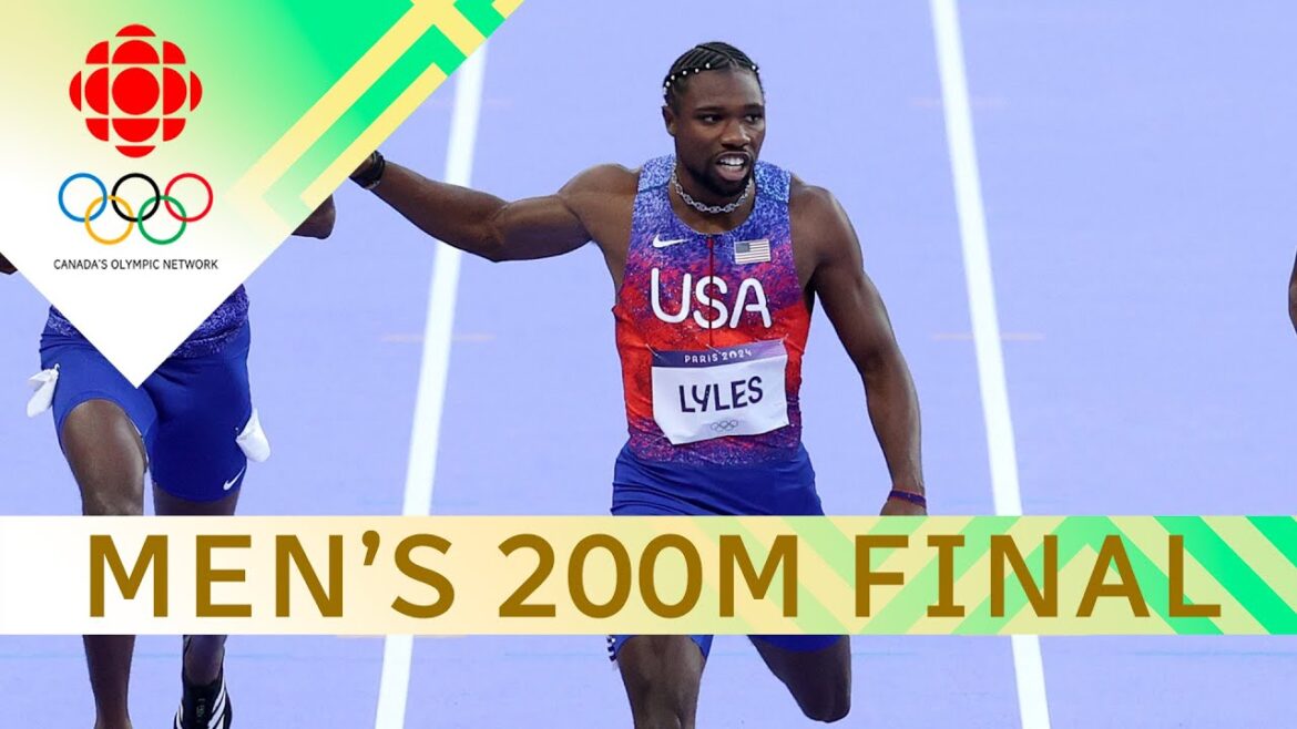A shocking men's 200M final featuring USA's Noah Lyles | #paris2024
