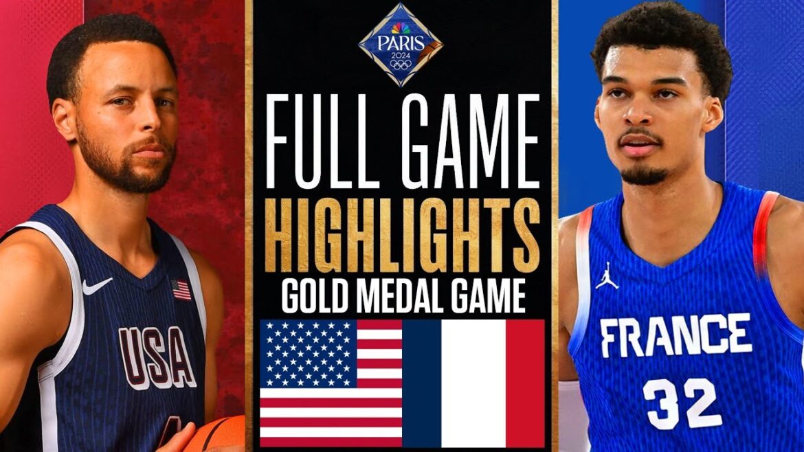 USA vs France FULL GAME Highlights | Aug 9, 2024 | Olympic Men's Basketball Gold Medal Game NBA 2K24