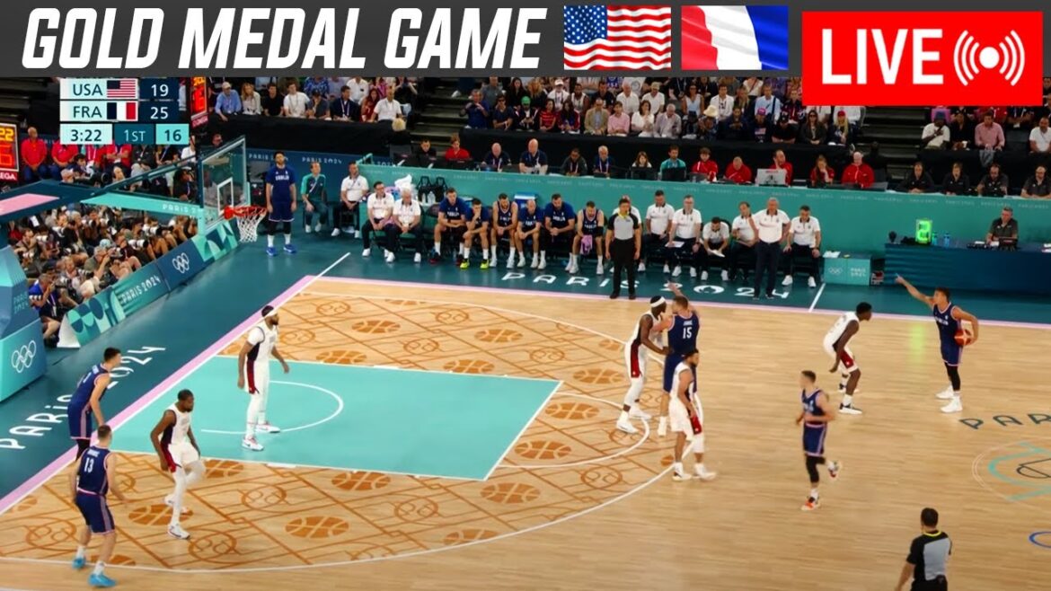 🔴 EN DIRECT MAINTENANT ! Match pour la médaille d'or entre l'équipe des États-Unis et la France | Basketball masculin olympique | 11 août 2024 - NBA 2K24