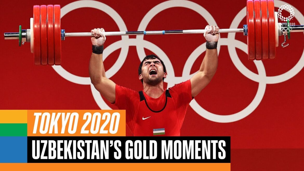 🇫🇷 🥇 Les moments de la médaille d'or de l'Ouzbékistan à #Tokyo2020 | Hymnes