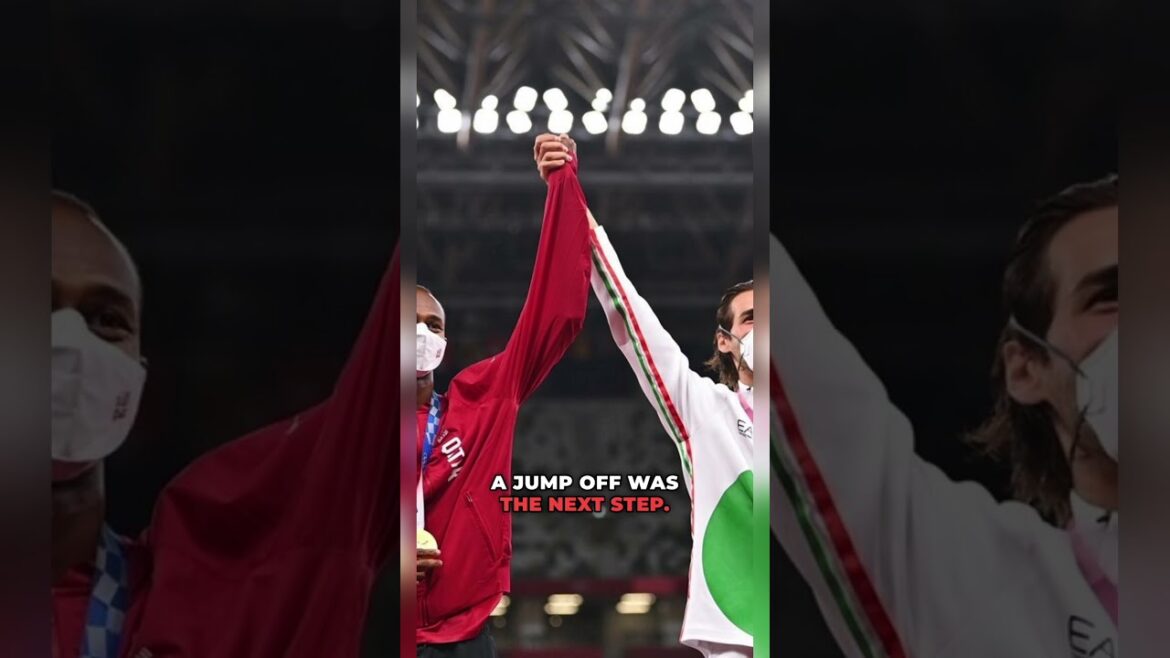 Le moment le plus inspirant des JO de Tokyo 2020 : les sauteurs en hauteur se partagent l'or #parisolympics2024 #tokyo2020