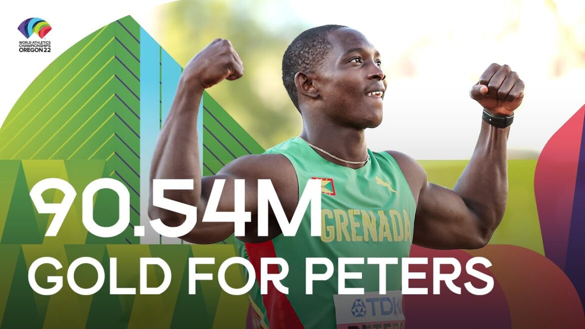 Anderson Peters bat le champion olympique Chopra au lancer du javelot masculin | Championnats du monde d'athlétisme Oregon 22