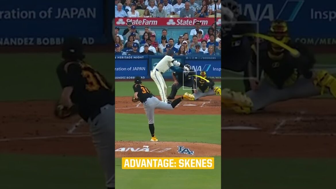 Nous appelons cela un combat de grande envergure 😤 Paul Skenes remporte ce round contre Shohei Ohtani