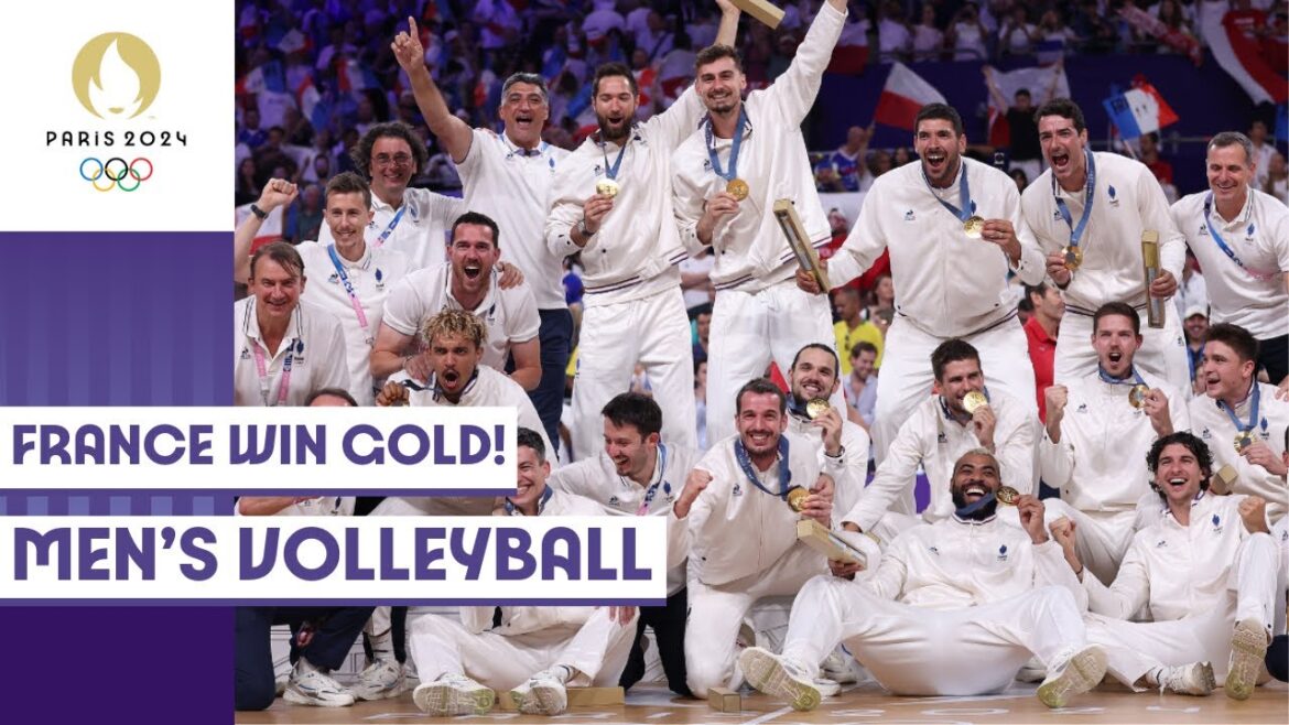 France beat Poland to win gold medal in men’s volleyball 🏐🥇 | Paris 2024 Highlights France beat Poland to win gold medal in men's volleyball 🏐🥇 | Paris 2024 Highlights
