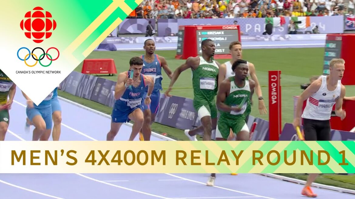 SHOCK in men's 4x400m relay heat races from Stade de France at Olympics Paris 2024 | #parís2024