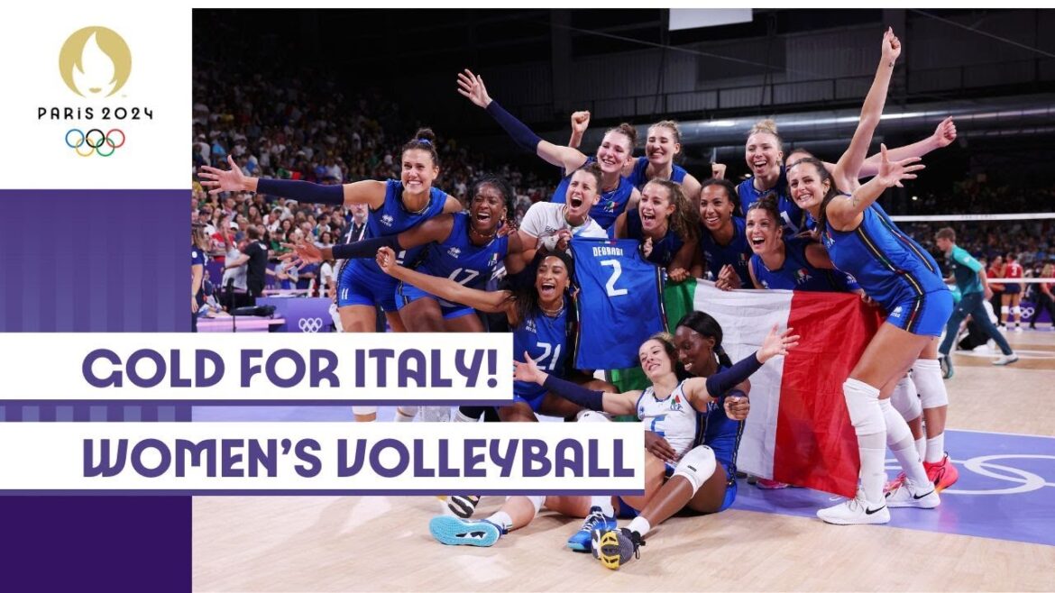 Italy are Olympic Champions! 🇮🇹 |  Women's Volleyball Gold Medal Game | #Paris2024 Highlights