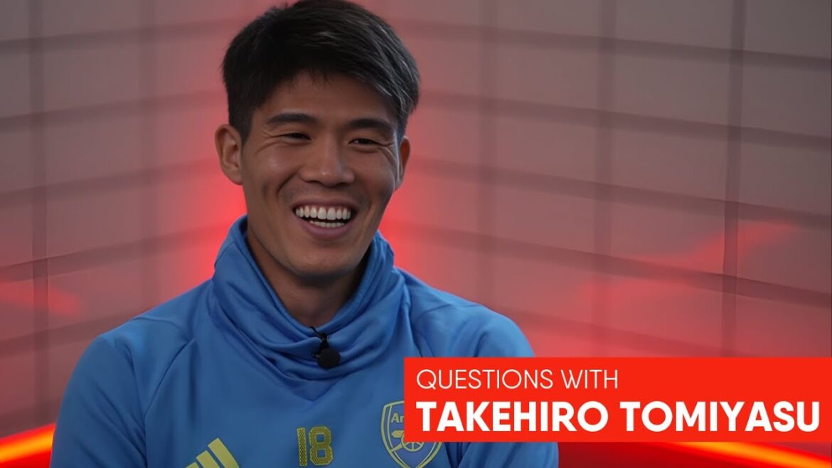 Takehiro Tomiyasu révèle quel coéquipier d'Arsenal est le PLUS DUR à défendre !