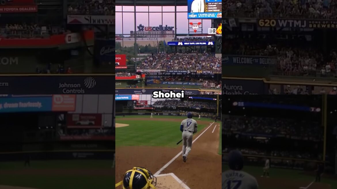 Shohei Ohtani LANCE un coup dans le deuxième pont depuis le point de vue de l'Ump Cam 😯