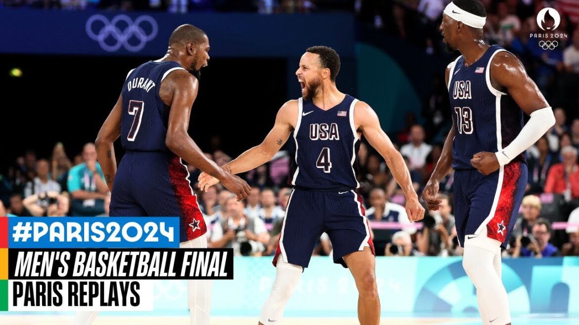 Match pour la médaille d'or de basket-ball masculin 🏀 | Replay complet | Replays de Paris