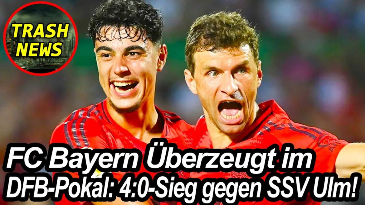 Le FC Bayern a impressionné lors de la Coupe DFB : victoire 4-0 contre le SSV Ulm !