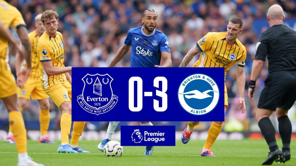 EVERTON 0-3 BRIGHTON | Faits marquants de la Premier League
