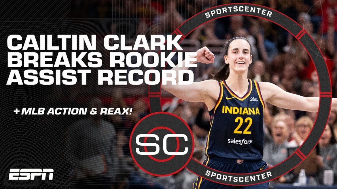 Caitlin Clark BAT le record de passes décisives pour une recrue 📈 + Ohtani BAT son 39e home run ! | SportsCenter YT Exclusif