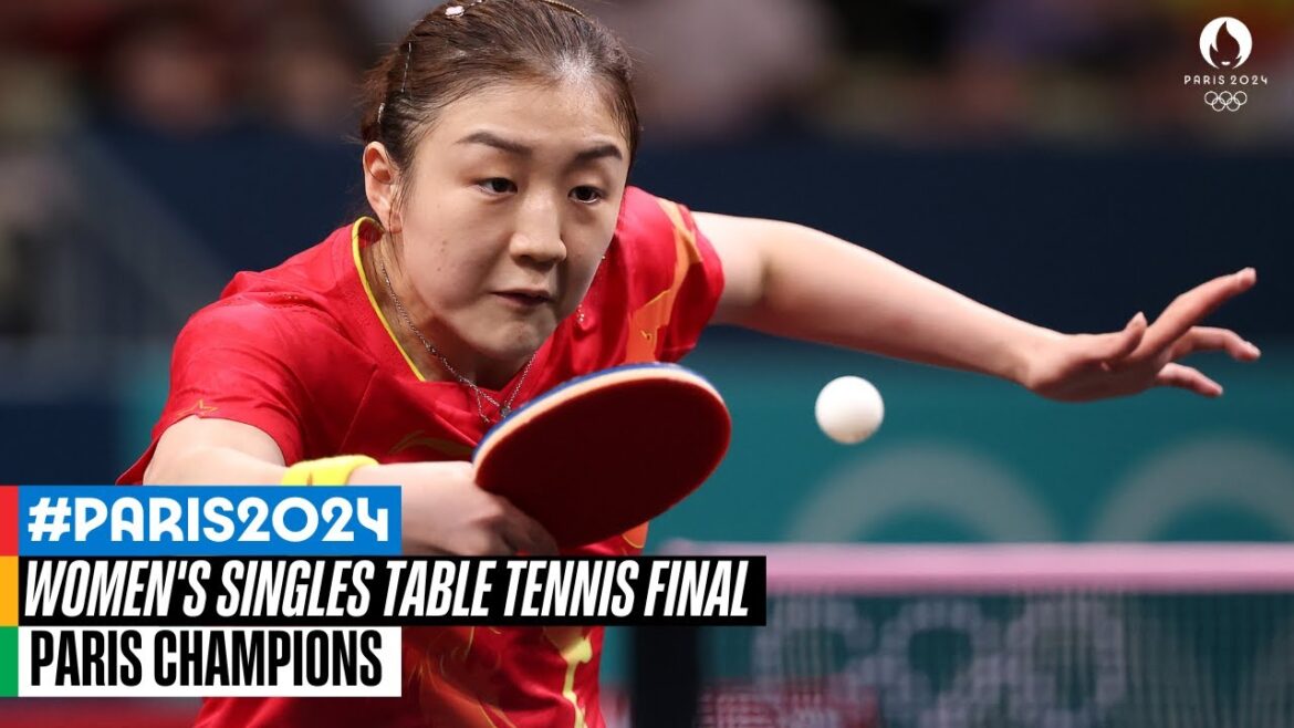 Women's Singles Table Tennis Final 🏓 | Paris Champions