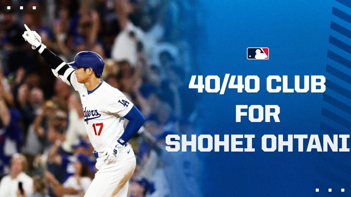 Tous les 40 SB et 40 HR de Shohei Ohtani 🤩