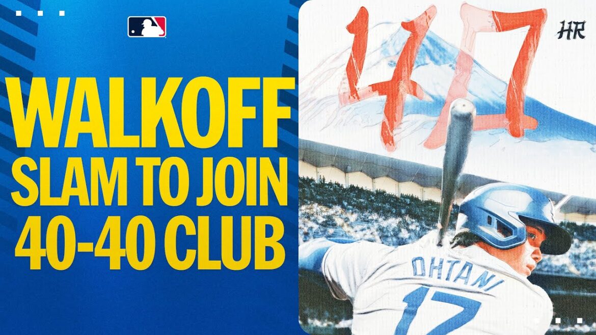 WALKOFF SLAM POUR REJOINDRE LE CLUB 40-40 ! IL N'Y A QU'UN SEUL SHOHEI OHTANI !