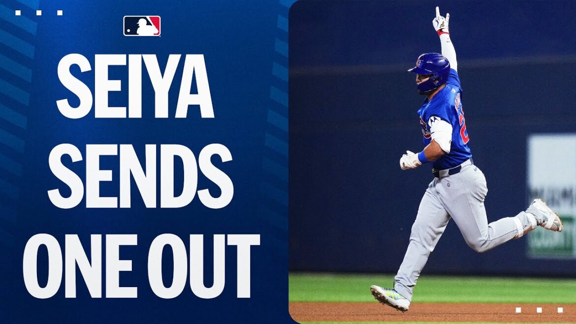 Seiya Suzuki et les Cubs explosent (circuit de 412 pieds !) | Faits saillants de Seiya Suzuki