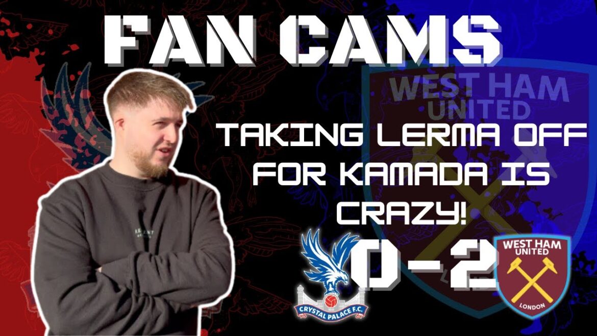 CAMÉRA AIGLE | JC | Crystal Palace contre West Ham | #CPFC #crystalpalace #CRYWHU #WestHam
