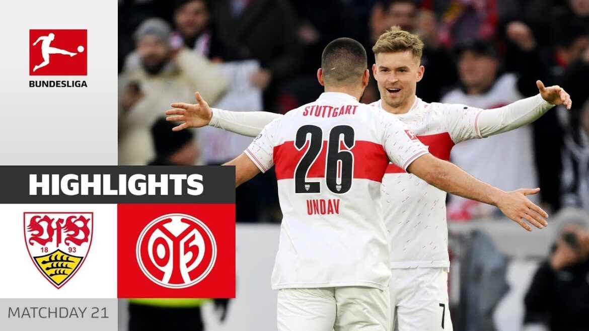 VfB Stuttgart contre Mayence 3-3 Faits saillants | Bundesliga - 2024/2025