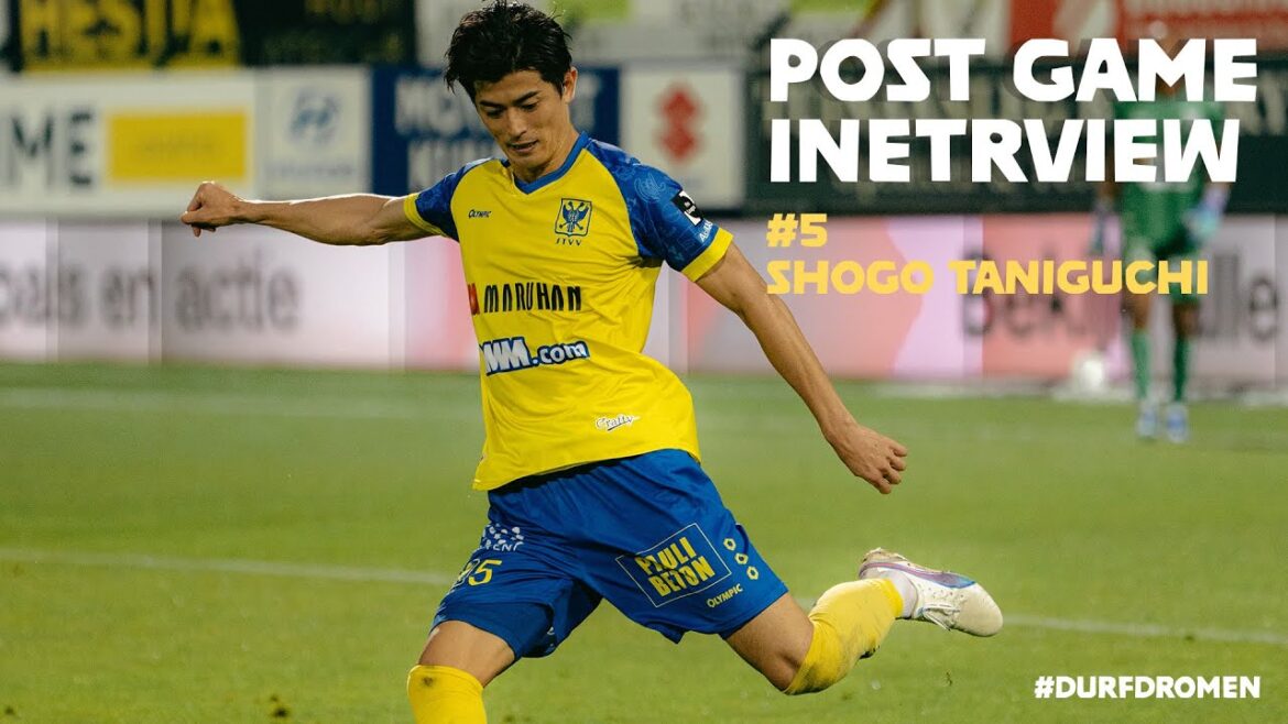 [Saint-Trond]Entretien d'après-match avec Shogo Taniguchi (match 6ème contre Courtrai)