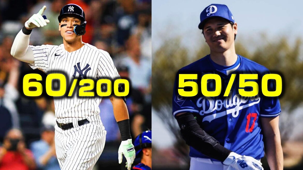 [Anecdotes MLB]Shohei Ohtani avec 50 explosions et 50 interceptions, et Aaron Judge avec 60 explosions et 200 ampères, qui est le plus puissant ?