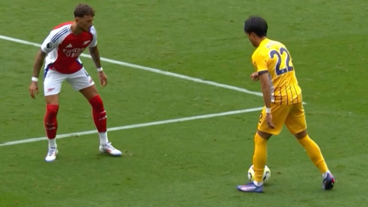 C'est ce qui arrive quand Kaoru Mitoma devient sérieux contre Arsenal