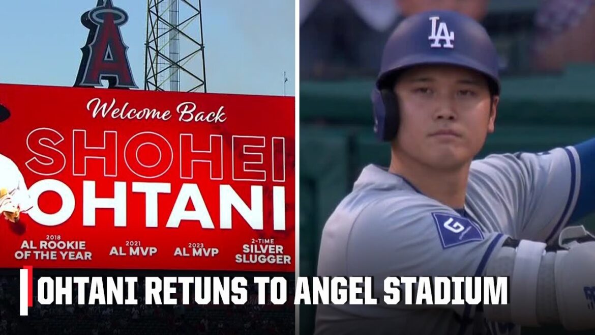 Shohei Ohtani reçoit une ovation debout pour sa première présence au bâton au Angel Stadium depuis qu'il a rejoint les Dodgers