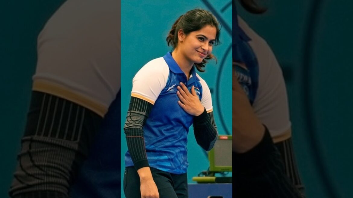 Manu Bhaker, médaillé olympique × Bharat ki beti 🇮🇳#manubhaker