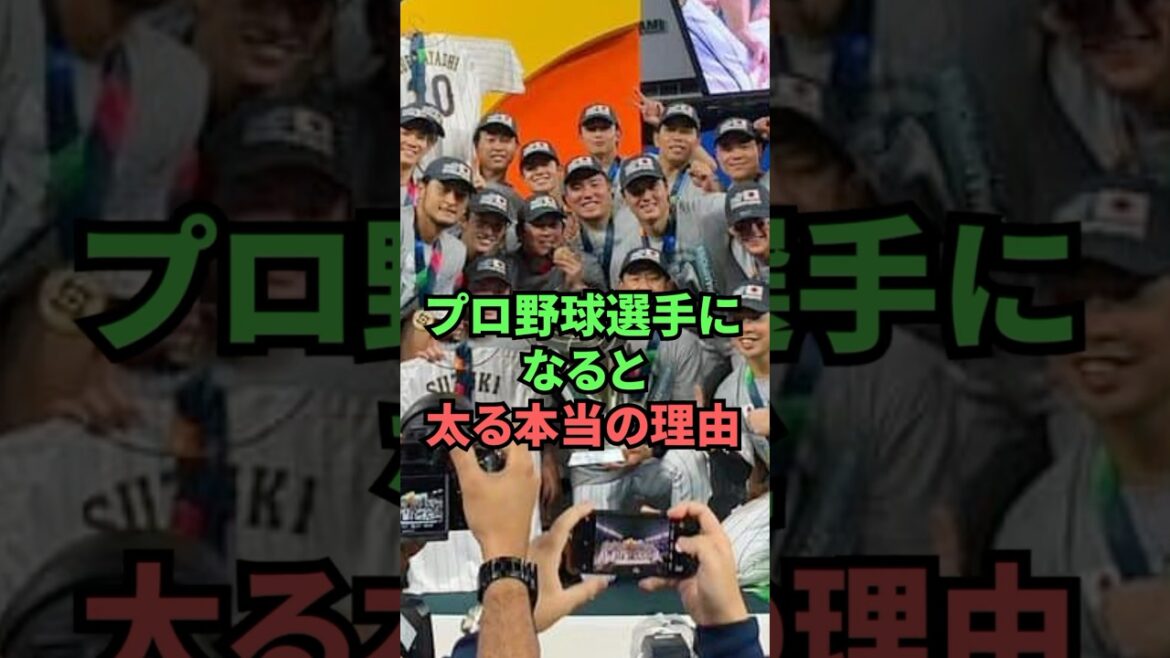 La vraie raison pour laquelle on prend du poids lorsqu’on devient joueur de baseball professionnel