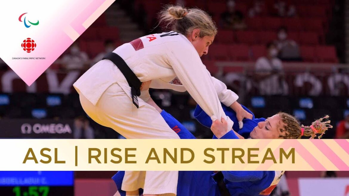 ASL | Priscilla Gagné en quart de finale de para-judo, basketball en fauteuil roulant masculin contre les États-Unis le jour 8