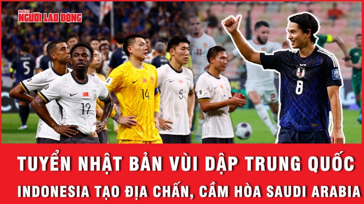 L'équipe japonaise a écrasé la Chine – L'Indonésie a provoqué un tremblement de terre et a tenu l'Arabie saoudite à un match nul | Hors des pistes