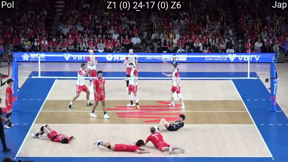 Volley-ball : Pologne - Japon - Match complet incroyable 2024